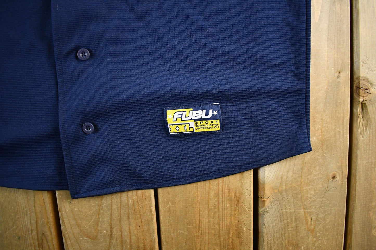 Vintage Y2K FUBU Baseball Jersey Men's XL from propervintagecanada