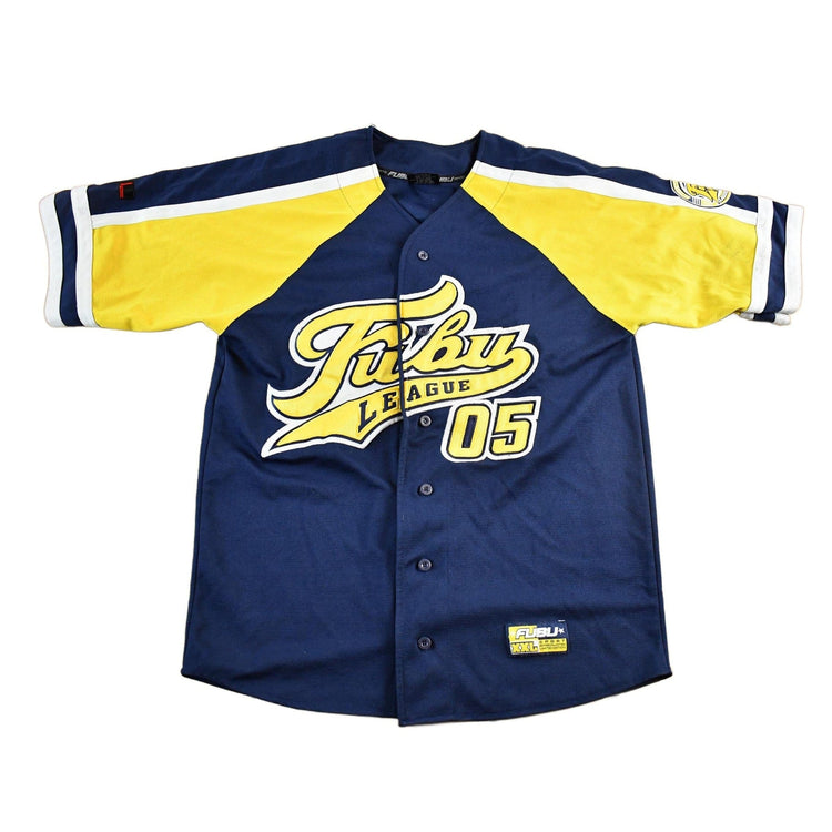 Vintage Y2K FUBU Baseball Jersey Men's XL from propervintagecanada