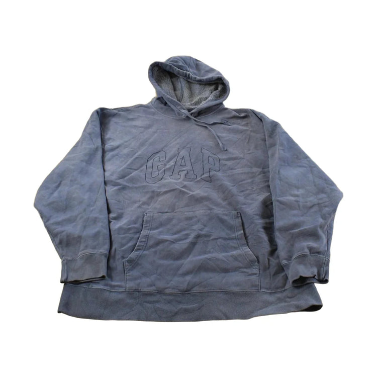 Vintage Y2K Gap Embroidered Hoodie Sweatshirt Men's XXL from propervintagecanada