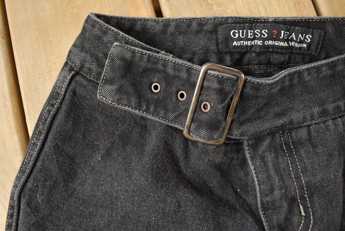 Vintage Y2K Guess Jeans Flare Bell Bottoms Low Rise Denim Jeans Women's 26 x 32 from propervintagecanada