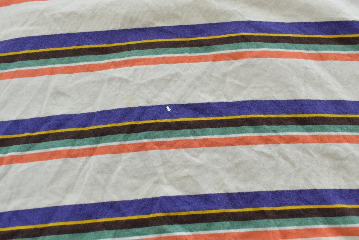 Vintage Y2K Guess Striped T-Shirt Womens 2XL from propervintagecanada
