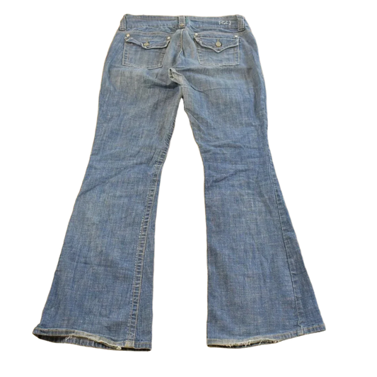 Vintage Y2K H2J Low Rise Flare Denim Jeans Women's 32 x 32 from propervintagecanada