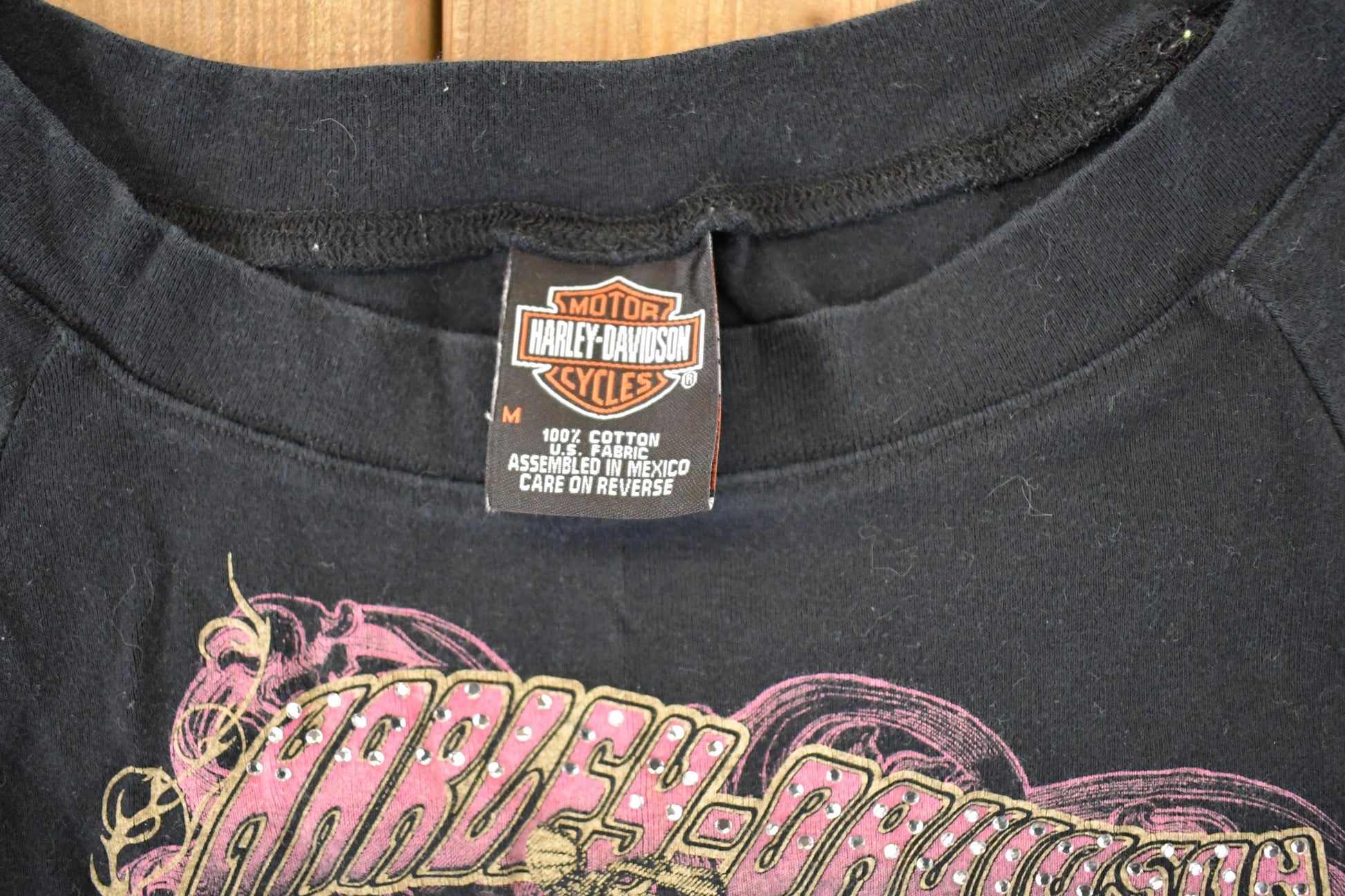 Vintage Y2K Harley Davidson Motorcycles Biker T-Shirt Women's S from propervintagecanada