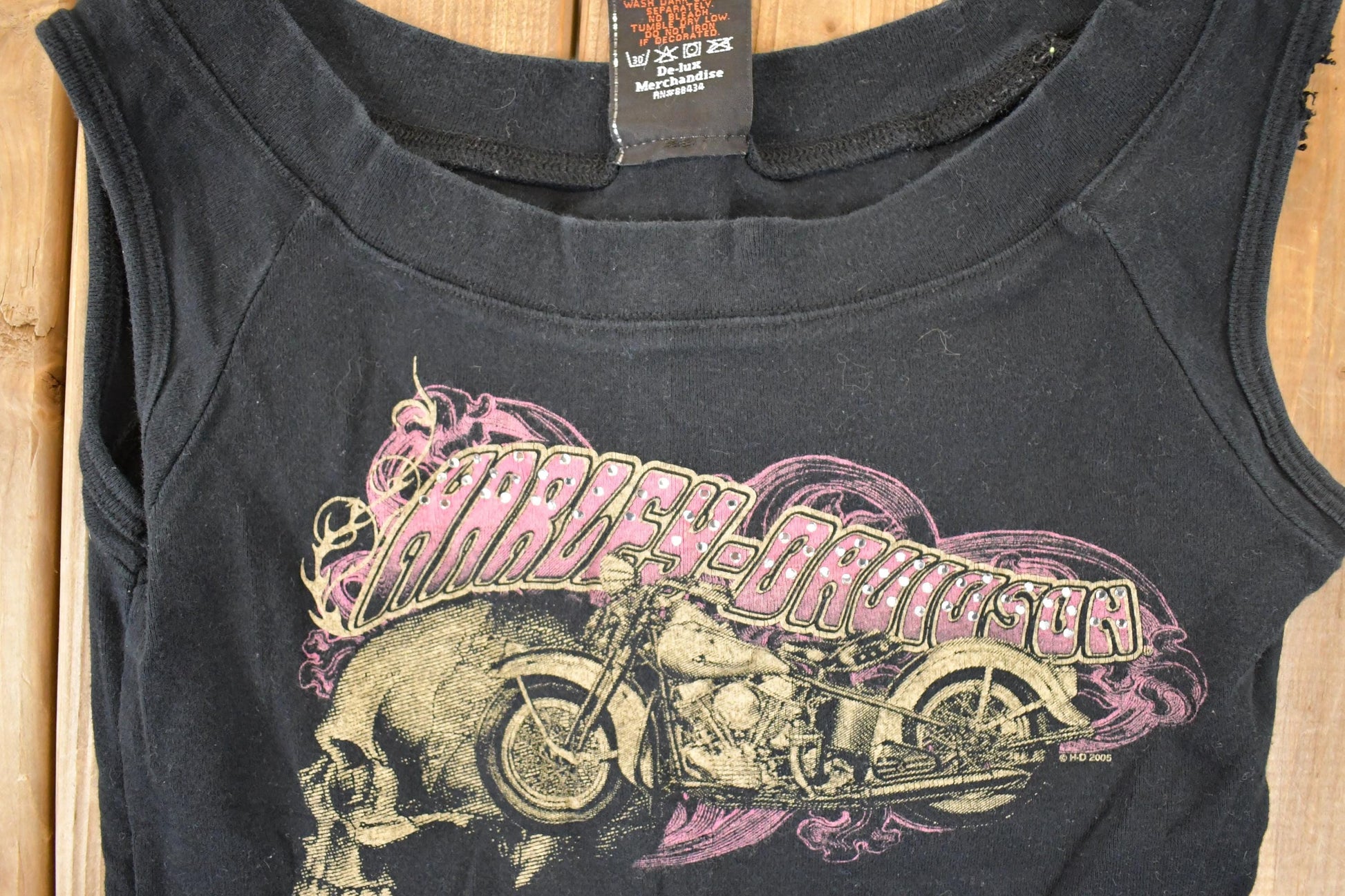 Vintage Y2K Harley Davidson Motorcycles Biker T-Shirt Women's S from propervintagecanada