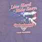 Vintage Y2K Harley Davidson Motorcycles Las Vegas Biker T-Shirt Men's XL / Distressed / Grunge Faded Black / Grunge Aesthetic from propervintagecanada