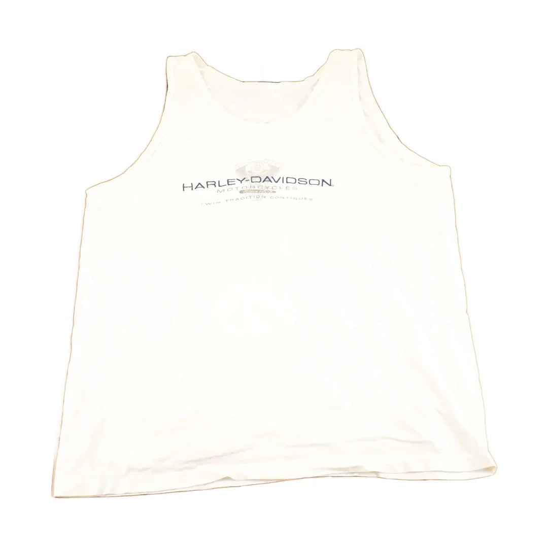 Vintage Y2K Harley Davidson Tucson Tank Top, Men's XL Biker Tee from propervintagecanada
