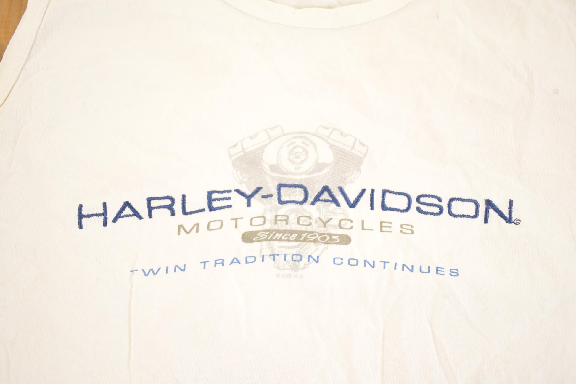 Vintage Y2K Harley Davidson Tucson Tank Top, Men's XL Biker Tee from propervintagecanada