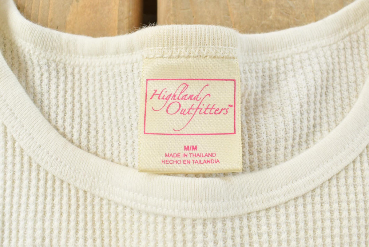 Vintage Y2K Highland Outfitters Thermal Undershirt Men's XS from propervintagecanada