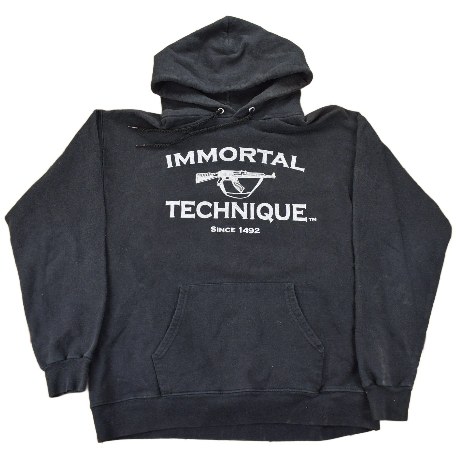 Vintage Y2K Immortal Technique Graphic Hoodie Men's Small from propervintagecanada