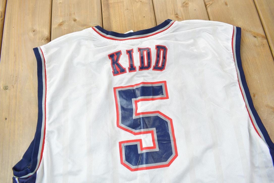Vintage Y2K Jason Kidd NEw Jersey Nets #5 NBA Basketball Jersey Size XL from propervintagecanada