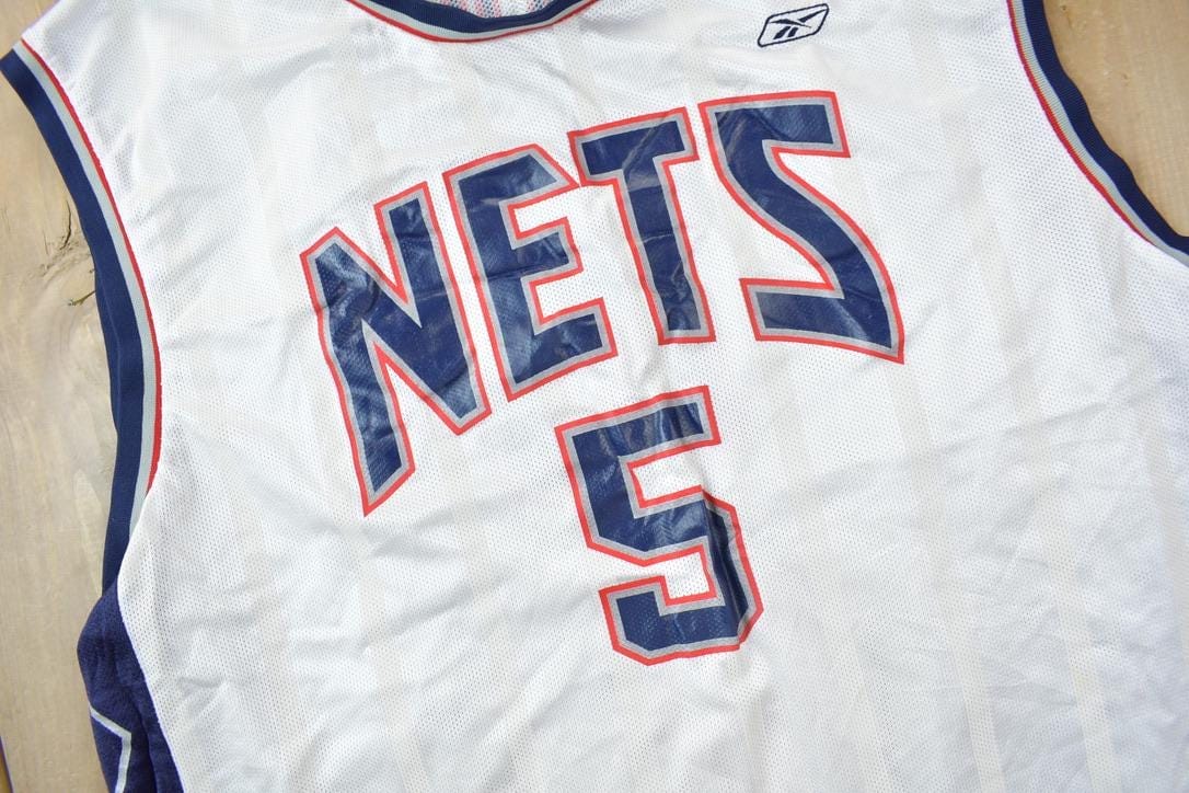 Vintage Y2K Jason Kidd NEw Jersey Nets #5 NBA Basketball Jersey Size XL from propervintagecanada