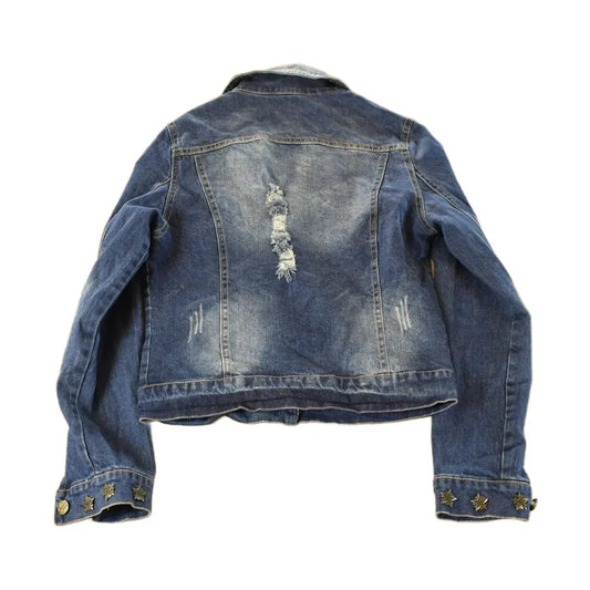 Vintage Y2K Jeanswear Denim Trucker Jean Jacket Women's Small from propervintagecanada