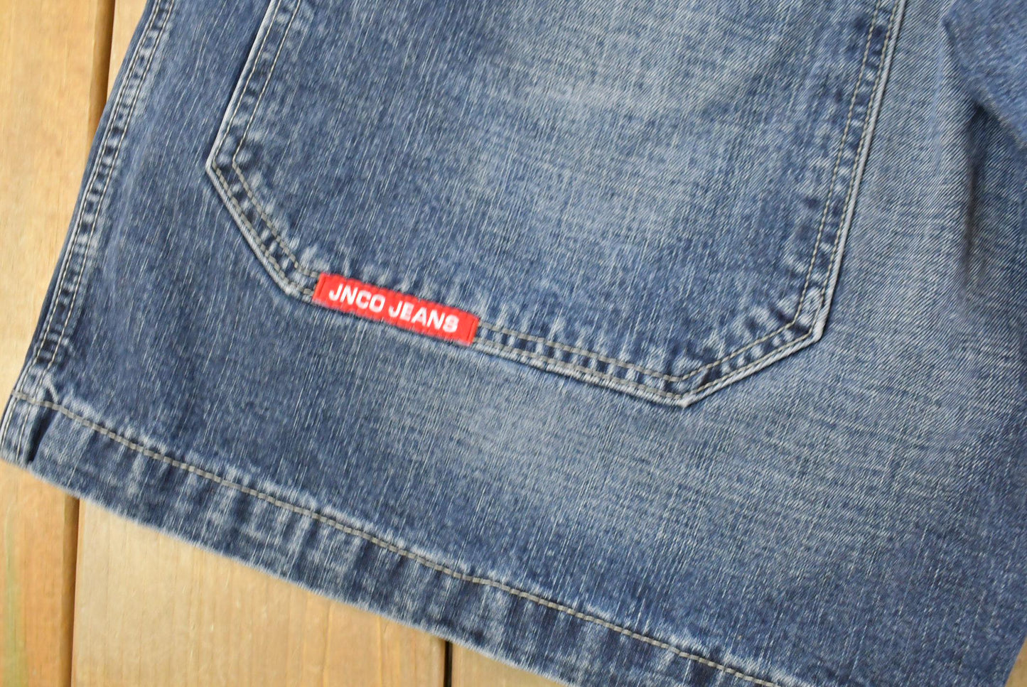 Vintage Y2K JNCO Dragon Denim Jean Shorts Men's 35 from propervintagecanada