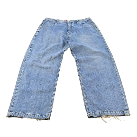 Vintage Y2K JNCO Wide Leg Skater Denim Jeans Men's 38 x 32 from propervintagecanada