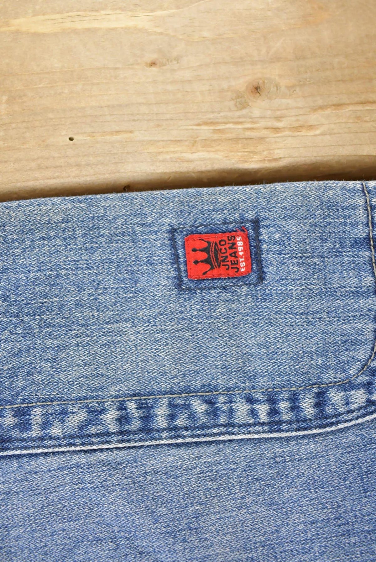 Vintage Y2K JNCO Wide Leg Skater Denim Jeans Men's 38 x 32 from propervintagecanada