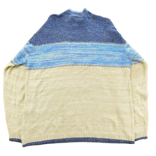 Vintage Y2K Johnny Blaze Mock Neck Knit Sweater Men's XL from propervintagecanada