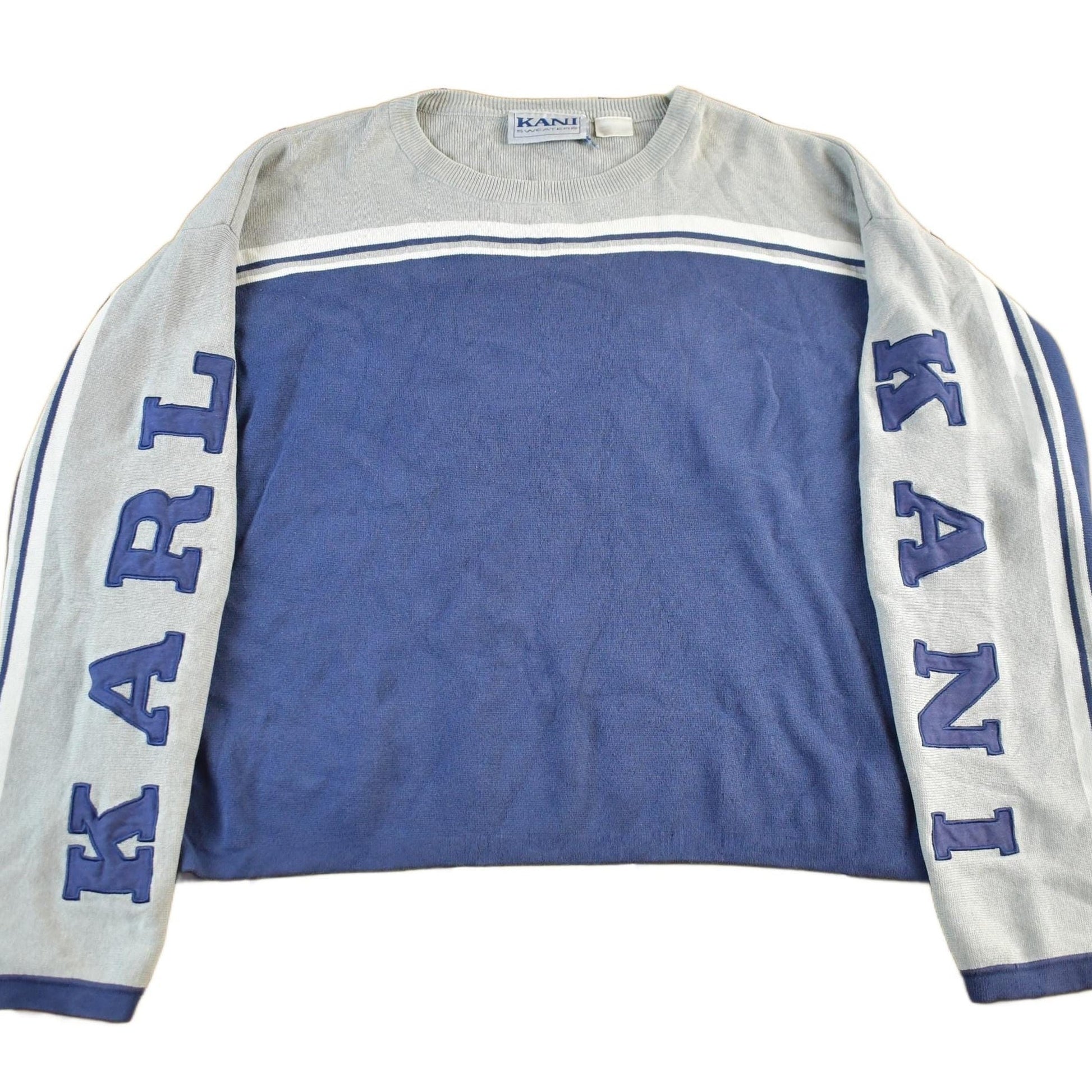 Vintage Y2K Karl Kani Embroidered Crewneck Sweatshirt Men's XL from propervintagecanada