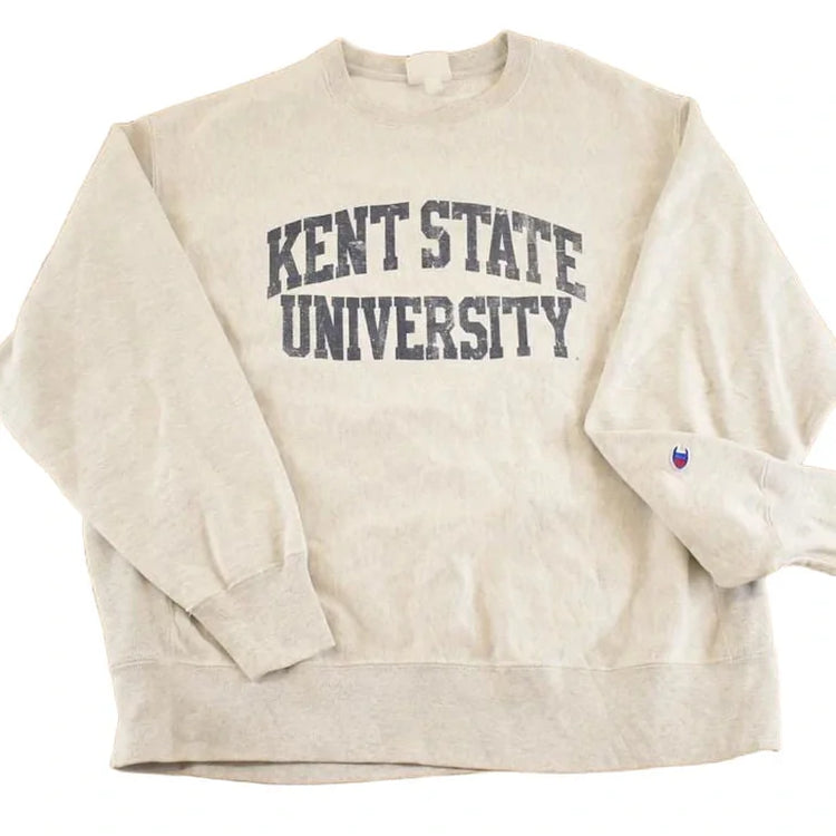 Vintage Y2K Kent State Champion Reverse Weave Crewneck Sweatshirt Men's L from propervintagecanada