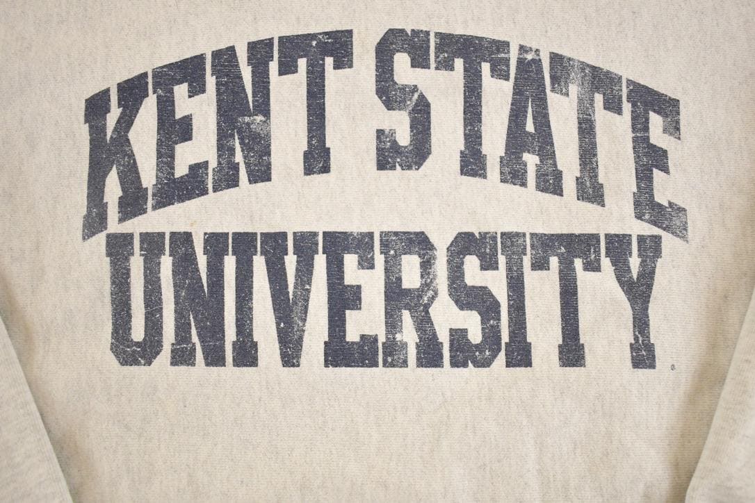 Vintage Y2K Kent State Champion Reverse Weave Crewneck Sweatshirt Men's L from propervintagecanada