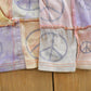 Vintage Y2K KPC Peace Colour Block Full Zip Graphic Hoodie Women's L from propervintagecanada