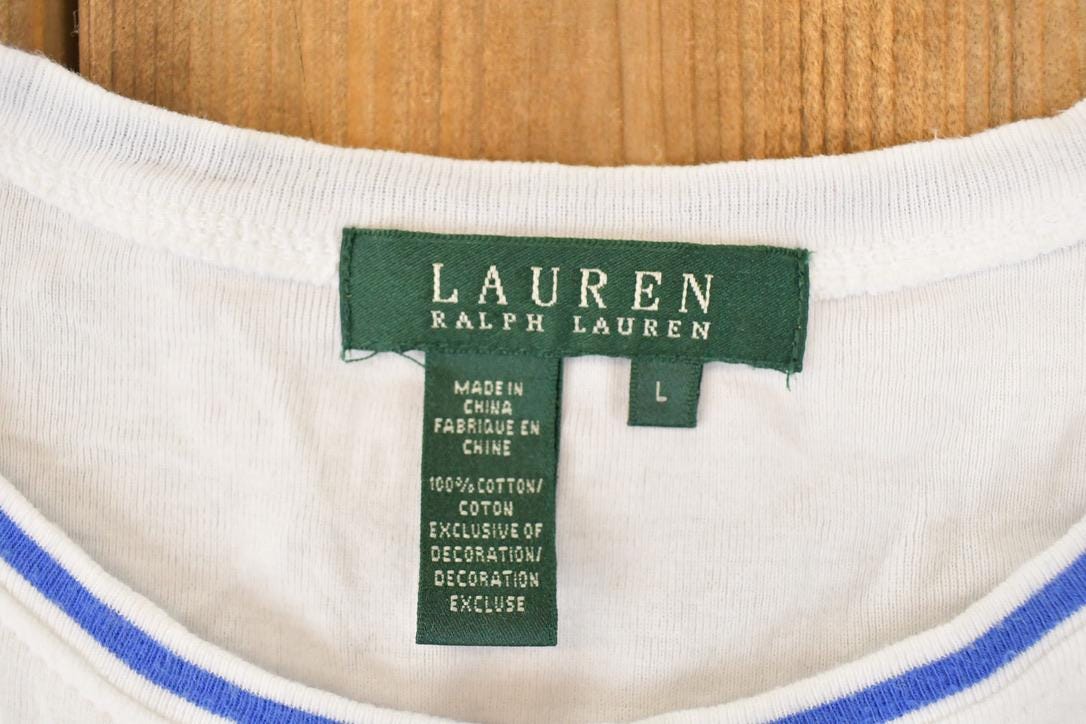 Vintage Y2K Lauren Ralph Lauren Souvenir Yachting T-Shirt Women's M from propervintagecanada