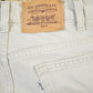 Vintage Y2K Levi Strauss Cream White Tab Denim Jeans Men's 34 x 32 from propervintagecanada
