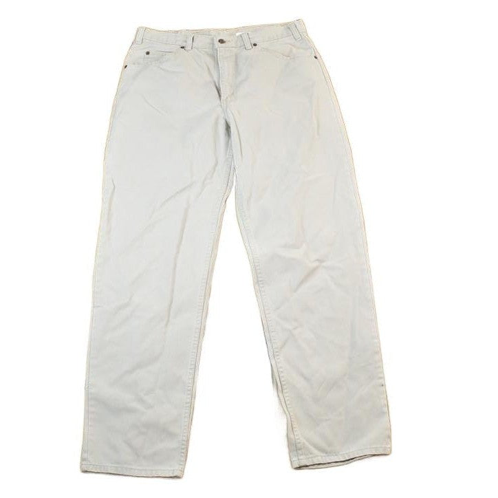 Vintage Y2K Levi Strauss Cream White Tab Denim Jeans Men's 34 x 32 from propervintagecanada
