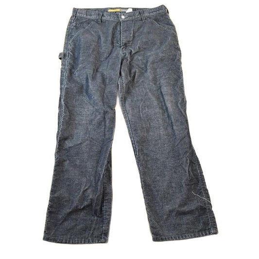 Vintage Y2K Levi Strauss Silvertab Corduroy Carpenter Fit Denim Jeans Men's 34 x 32 Made In USA from propervintagecanada