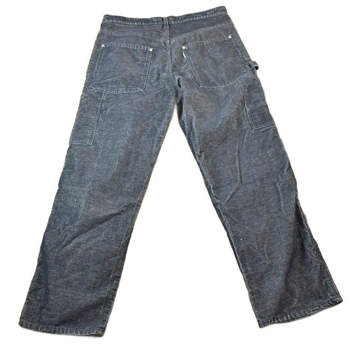 Vintage Y2K Levi Strauss Silvertab Corduroy Carpenter Fit Denim Jeans Men's 34 x 32 Made In USA from propervintagecanada