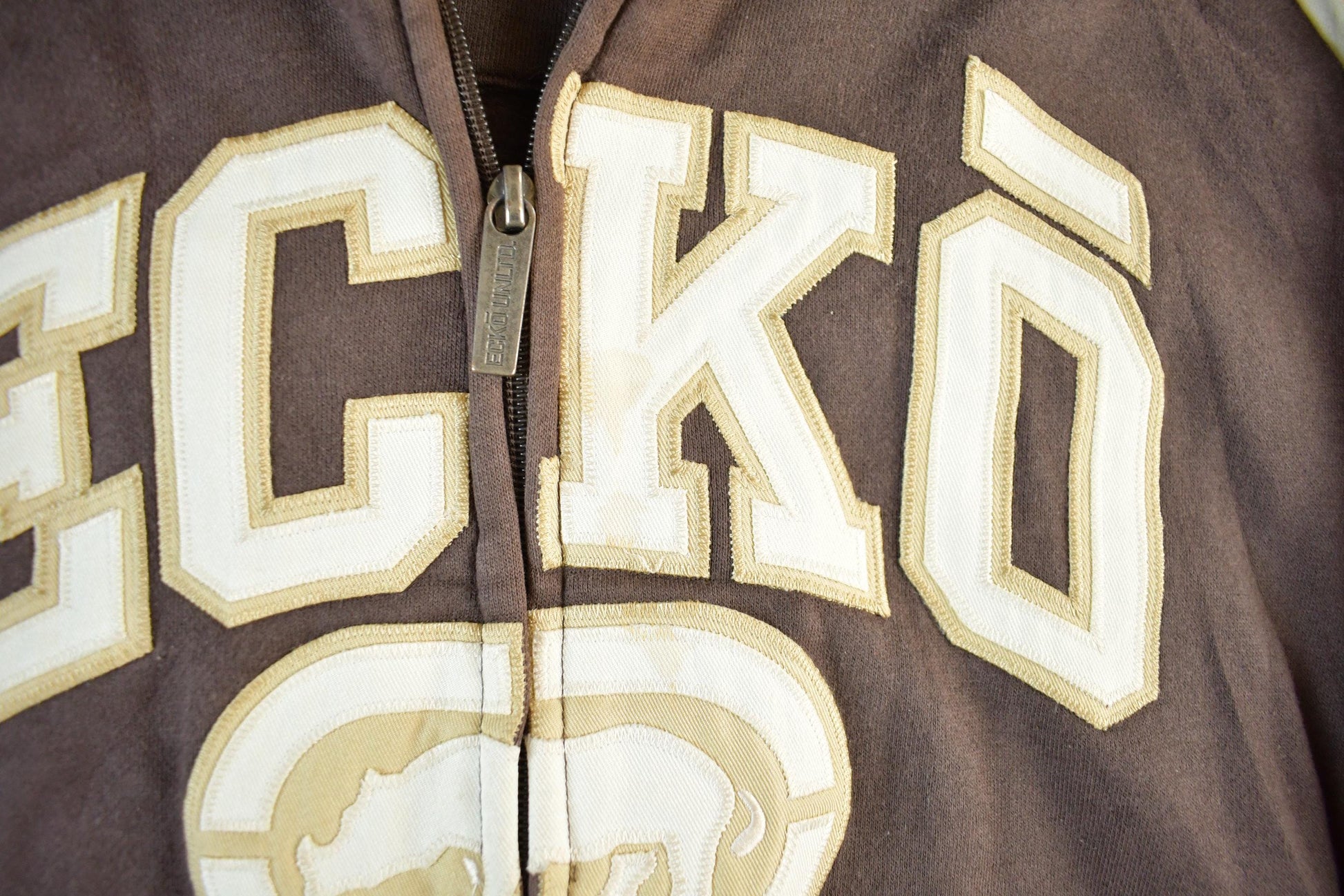 Vintage Y2K Marc Ecko Unlimited Embroidered Full Zip Hoodie Men's XL