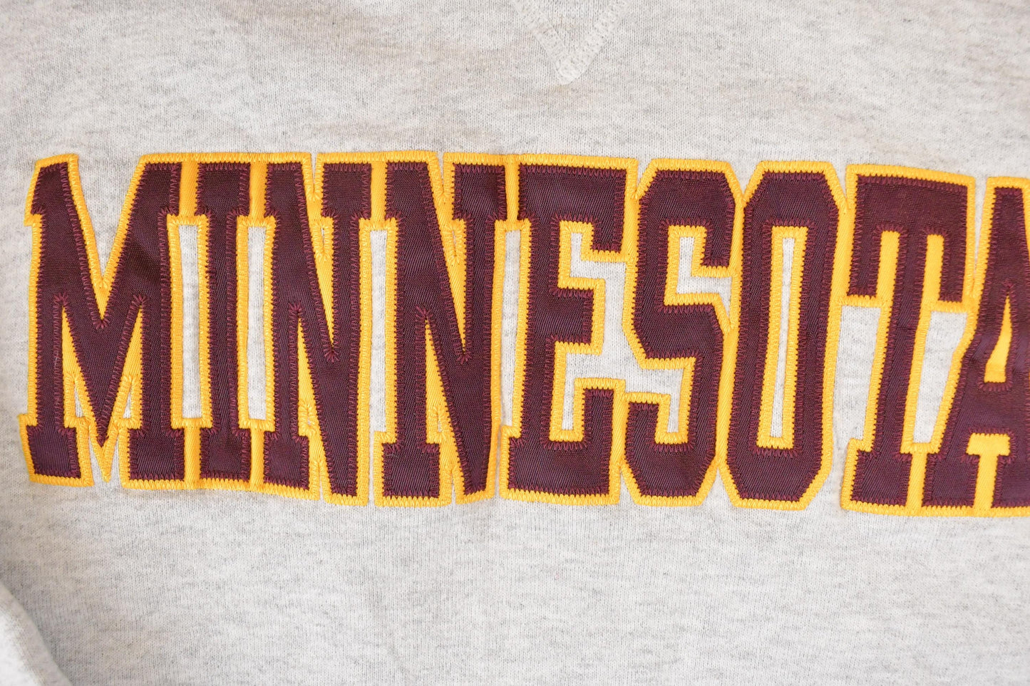 Vintage Y2K Minnesota Embroidered University Hoodie Sweater Mens S from propervintagecanada