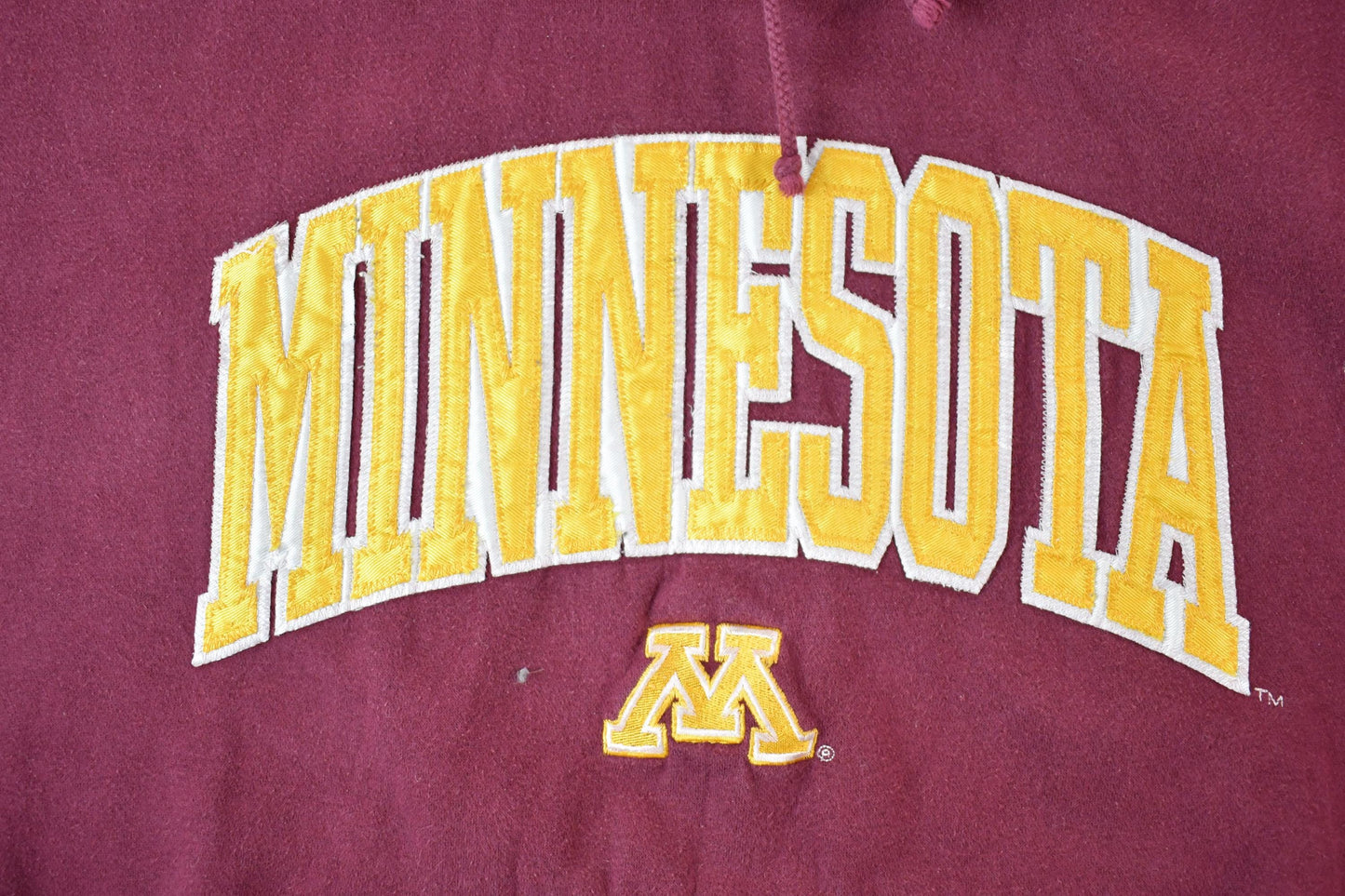 Vintage Y2K Minnesota University Collegiate Hoodie Men's XL from propervintagecanada
