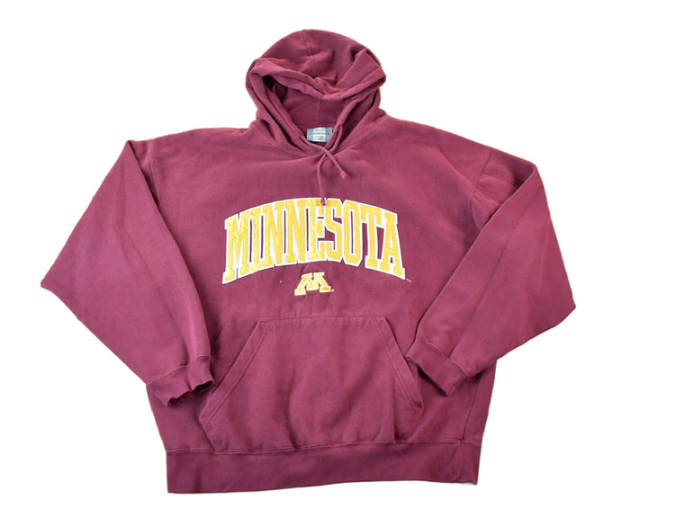 Vintage Y2K Minnesota University Collegiate Hoodie Men's XL from propervintagecanada