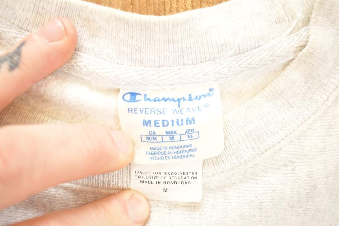 Vintage Y2K Minnetonka Hockey Champion Reverse Weave Crewneck Sweatshirt Men's M from propervintagecanada