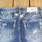Vintage Y2K Miss Me Angel Wing Bedazzled Low Rise Jeans Size 30x31 / Boot Cut Jeans / Y2K Style / Embroidered Jeans / 2000s / Contrast from propervintagecanada