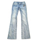 Vintage Y2K Miss Me Bedazzled Bootcut Low Rise Jeans Women's 26 x 33 from propervintagecanada