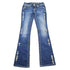 Vintage Y2K Miss Me Bedazzled Chloe Bootcut Low Rise Jeans Women&