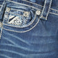 Vintage Y2K Miss Me Bedazzled Chloe Bootcut Signature Rise Jeans Women's S 26 x 33 from propervintagecanada
