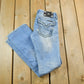 Vintage Y2K Miss Me Bedazzled Cowgirl Western Boot Cut Low Rise Jeans 26x33 / Rhinestone Jeans / 2000s Jeans / Chrome from propervintagecanada