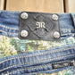 Vintage Y2K Miss Me Bedazzled Cowgirl Western Boot Cut Low Rise Jeans Women's 26 x 33 from propervintagecanada