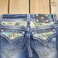 Vintage Y2K Miss Me Bedazzled Cowgirl Western Boot Cut Low Rise Jeans Women's 26 x 33 from propervintagecanada
