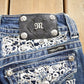 Vintage Y2K Miss Me Bedazzled Cowgirl Western Boot Cut Low Rise Jeans Women's 26 x 33 from propervintagecanada