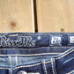 Vintage Y2K Miss Me Bedazzled Cowgirl Western Boot Cut Low Rise Jeans Women's 26 x 33 from propervintagecanada