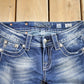 Vintage Y2K Miss Me Bedazzled Cowgirl Western Boot Cut Low Rise Jeans Women's 26 x 33 from propervintagecanada