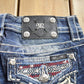 Vintage Y2K Miss Me Bedazzled Cowgirl Western Boot Cut Low Rise Jeans Women's 26 x 33 from propervintagecanada