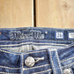 Vintage Y2K Miss Me Bedazzled Cowgirl Western Boot Cut Low Rise Jeans Women's 26 x 33 from propervintagecanada