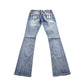 Vintage Y2K Miss Me Bedazzled Embroidered Boot Cut Low Rise Jeans Size 26x33 from propervintagecanada