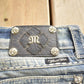 Vintage Y2K Miss Me Bedazzled Embroidered Boot Cut Low Rise Jeans Size 26x33 from propervintagecanada