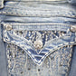 Vintage Y2K Miss Me Bedazzled Embroidered Boot Cut Low Rise Jeans Size 26x33 from propervintagecanada