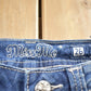 Vintage Y2K Miss Me Bedazzled Embroidered Boot Cut Low Rise Jeans Women's 26 x 33 from propervintagecanada